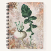 Turnip Gemüsegärtner-Notebook Notizblock (Vorderseite)