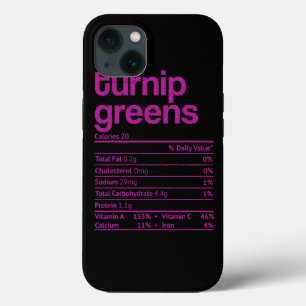 Turnip Grüntöne Ernährung Fakt Witziger Erntedank Case-Mate iPhone Hülle