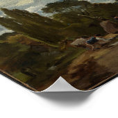 Turnip-Heads, East Bergholt (Constable) Poster (Ecke)