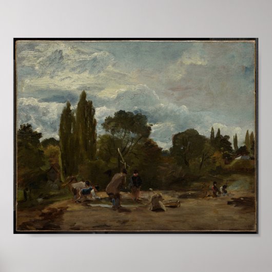 Turnip-Heads, East Bergholt (Constable) Poster (Vorne)