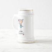 Turnkunst-Meisterin Bierglas (Vorderseite Links)