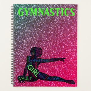 Turnkunst Wassermelone Glanz Neon-Wortkunst Planer