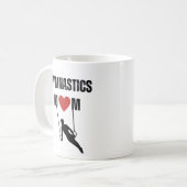 Turnmama (männlicher Athlet) Kaffeetasse (Vorderseite Links)
