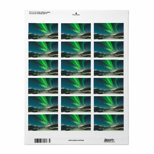 Turnonce Arm Aurora Adressaufkleber (Vorne)