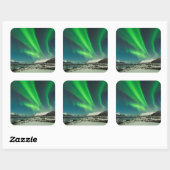 Turnonce Arm Aurora Quadratischer Aufkleber (Blatt)