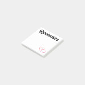 Turnpost-it-Notizen 3x3 mit Herzen Post-it Klebezettel (angewinkelt)