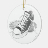 Turnschuh-Kunst-Verzierung Keramik Ornament (Links)