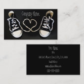 Turnschuh-Liebe-Geschäfts-Karte Visitenkarte (Vorne/Hinten)