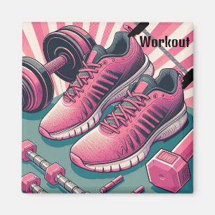 Turnschuhe mit Freigewichten Workout Magnet