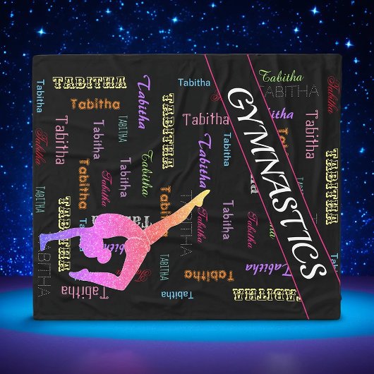 Turnschuhe mit Personalisiertem Namen überall Fleecedecke