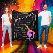 Turnschuhe mit Personalisiertem Namen überall Fleecedecke