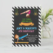 Turnschuhe und Party Einladung (Stehend Vorderseite)