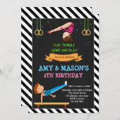 Turnschuhe und Party Einladung (Vorne/Hinten)