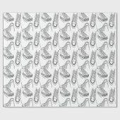 Turnschuhentwurf Geschenkpapier (Flach)