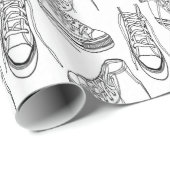 Turnschuhentwurf Geschenkpapier (Rolleneckpunkt)