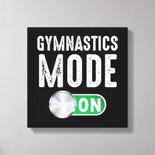 Turnsportmodus An Cooler Turnsport Athlet Trainer Leinwanddruck
