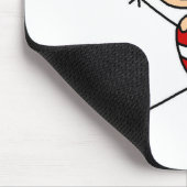 Turnstangemädchen-Turnen-Mauspad Mousepad (Ecke)
