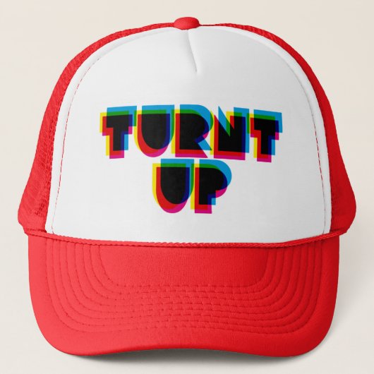 Turnt Up Truckerkappe (Vorderseite)