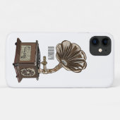 Turntable Cartoon Case-Mate iPhone Hülle (Rückseite (Horizontal))