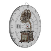 Turntable Cartoon Dartscheibe (Vorderseite Links)