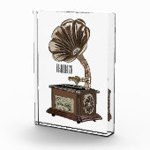 Turntable Cartoon Fotoblock (Rechts)