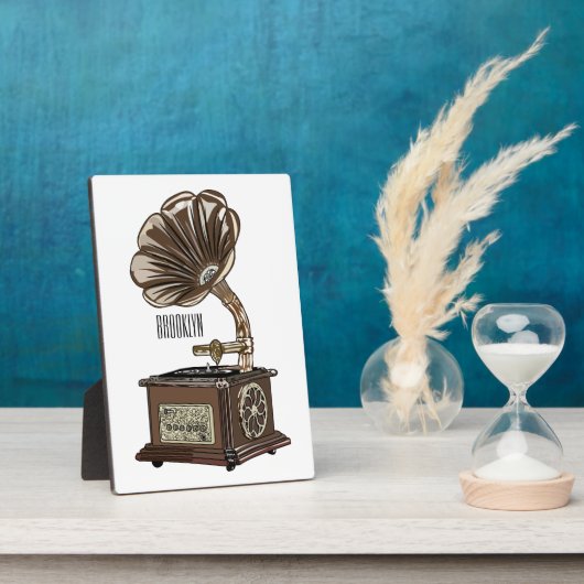 Turntable Cartoon Fotoplatte (Seite)