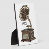 Turntable Cartoon Fotoplatte (Seite)