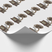 Turntable Cartoon Geschenkpapier (Ecke)