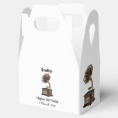 Turntable Cartoon Geschenkschachtel (Geöffnet)