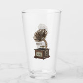 Turntable Cartoon Glas (Rückseite)