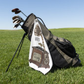 Turntable Cartoon Golfhandtuch (Gras)