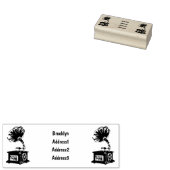 Turntable Cartoon Gummistempel (Stempel)