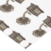 Turntable Cartoon Kurzer Tischläufer (Ecke)