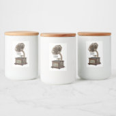 Turntable Cartoon Lebensmitteletikett (Flaschen)