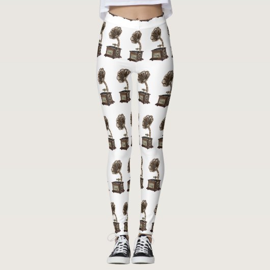 Turntable Cartoon Leggings (Vorderseite)