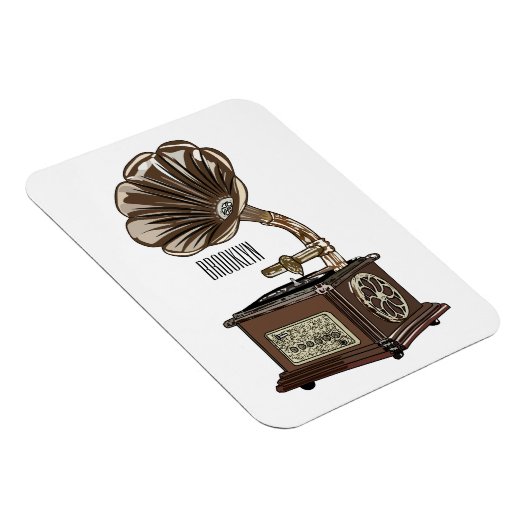 Turntable Cartoon Magnet (Rechte Seite)