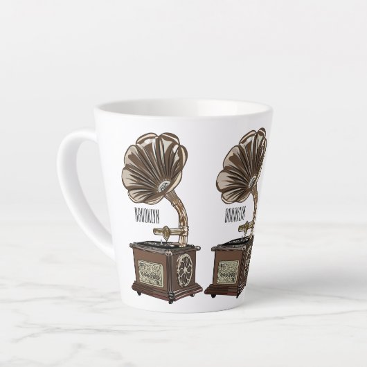 Turntable Cartoon Milchtasse (Linke Ecke)