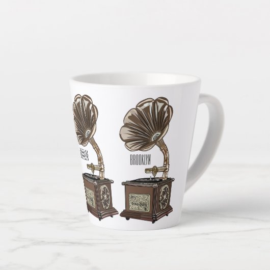 Turntable Cartoon Milchtasse (Rechte Ecke)