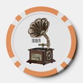 Turntable Cartoon Pokerchips (Rückseite)