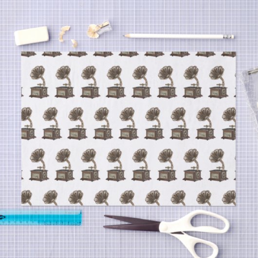 Turntable Cartoon Seidenpapier (Handwerk)