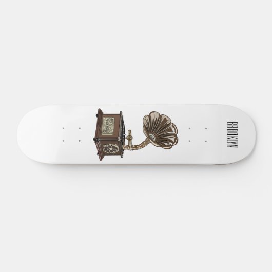 Turntable Cartoon Skateboard (Horizontal)