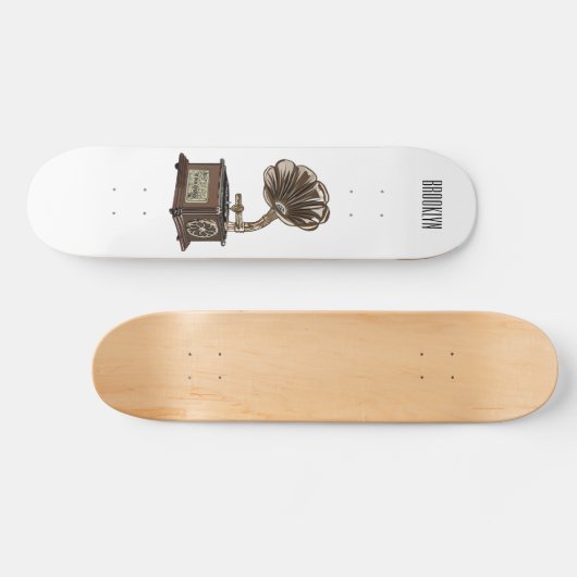 Turntable Cartoon Skateboard (Horizontal)