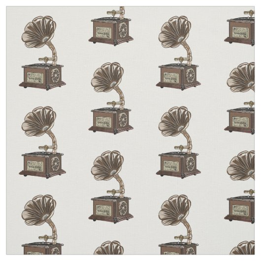 Turntable Cartoon Stoff (Muster)