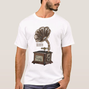 Turntable Cartoon T-Shirt