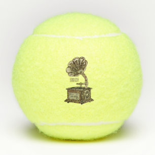 Turntable Cartoon Tennisbälle