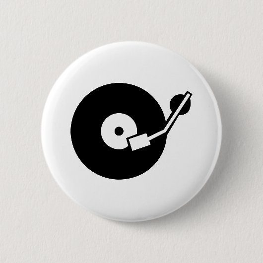 Turntable DJ Button (Vorderseite)