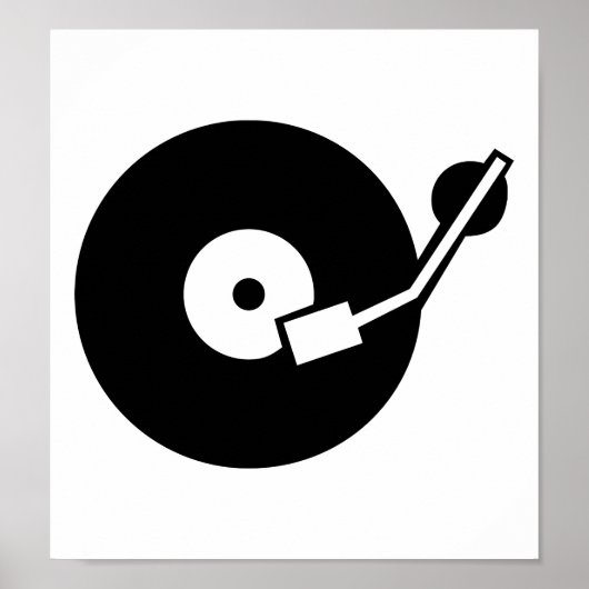 Turntable DJ Poster (Vorne)