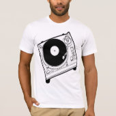 Turntable-DJ-T-Shirt T-Shirt (Vorderseite)