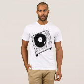 Turntable-DJ-T-Shirt T-Shirt (Vorne ganz)
