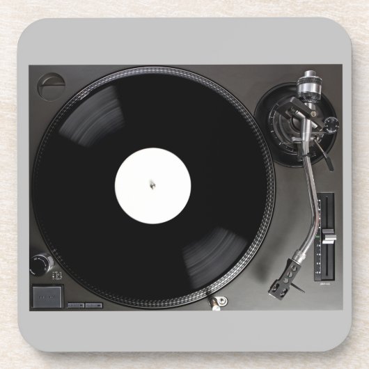 Turntable für Audiophile Getränkeuntersetzer (Vorderseite)